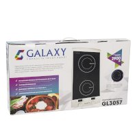Плитка индукционная GALAXY 2-х конфорочная 2900Вт, регул. темпер. 60-240 С GL-3057