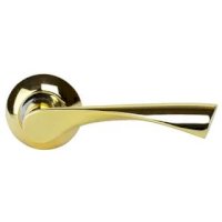 Ручка дверная TRODOS AL-X11, золото/хром