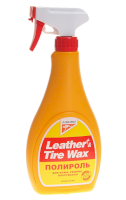 Полироль Leather& Tire Wax универсальная для кожи, резины, пластика, 500мл, триггер