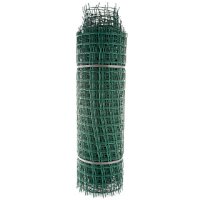Сетка садовая ячейка квадрат 50*50мм, рулон 1*20м, зеленая