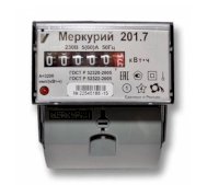 Счетчик электр однофазный Меркурий 201.7  5-60А, 220 В на din-рейку