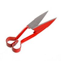 Ножницы для стрижки овец, красные, металл, 31,5см (373)