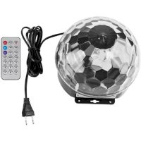 Светодиодный диско - шар 1626 от 220V, МР3, USB, флешка, пульт, встроенный аккумулятор