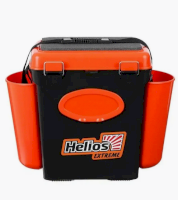 Ящик рыболова зимний Helios "FishBox" (10 л) оранжевый