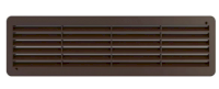 Решетка вентиляционная переточная полипропилен 450*131, коричневая, 4513ДП