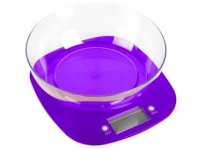 Весы кухонные SAKURA SA-6078P фиолетовый, электронные 7кг