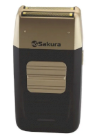 Бритва сухое бритье, триммер, аккумулятор, SAKURA SA-5426BK