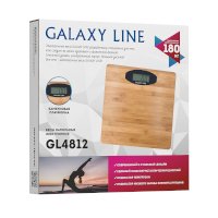 Весы напольные электронные 0-180кг, батарейка в комплекте, GALAXY GL-4812