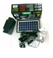 Фонарь набор 3шт. LED, аккумулятор, солнечная батарея, набор адаптеров, 8006А