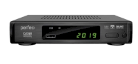 Цифровой ресивер Perfeo "STREAM" (DVB-T2/С, HDMI, 2-USB, пульт ДУ)