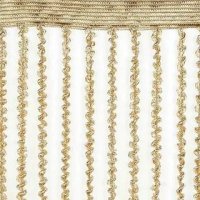 Занавеска декоративно-нитяная, плоское плетение, 300*300см, бежевая, 57
