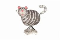 Сувенир ХК керамический "Кошка", h-11см, арт.В3007