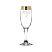 Набор бокалов для шампанского с рисунком "Нежность", 6 предметов,EAV34-160