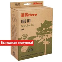 Пылесборник Filtero LGE 01 (10+фильтр) ECOLine XL (LG, Cameron, Clatronic, Scarlett, Polar, Evgo)