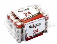 Батарейка Navigator 94786 LR06 BP24 пальчиковая 24шт